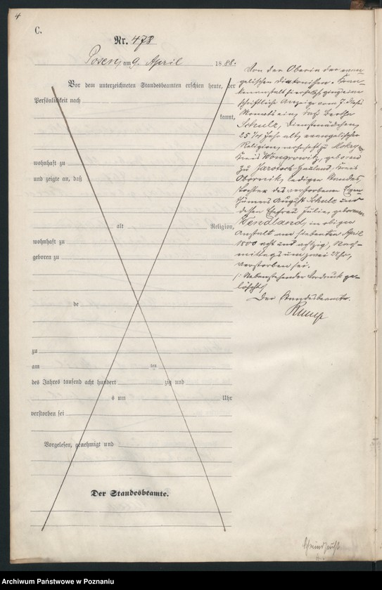 Obraz 7 z jednostki "Księga zgonów t. II"
