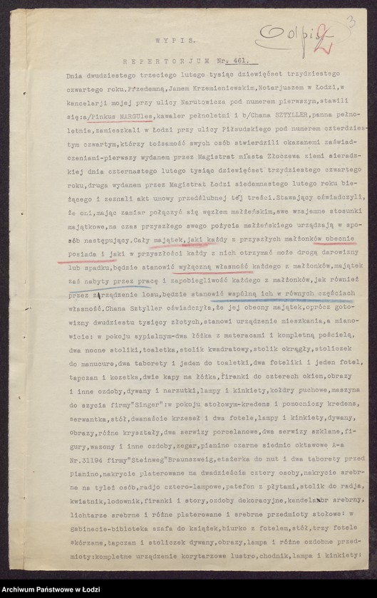Obraz 5 z jednostki "Pinkus Margules- sprzedaż manufaktury własnego wyrobu i cerat"