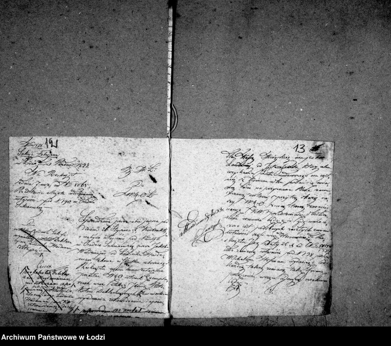 Obraz 12 z jednostki "Akta tyczące się zmian właścicieli placów czynszowych w Nowym Mieście"