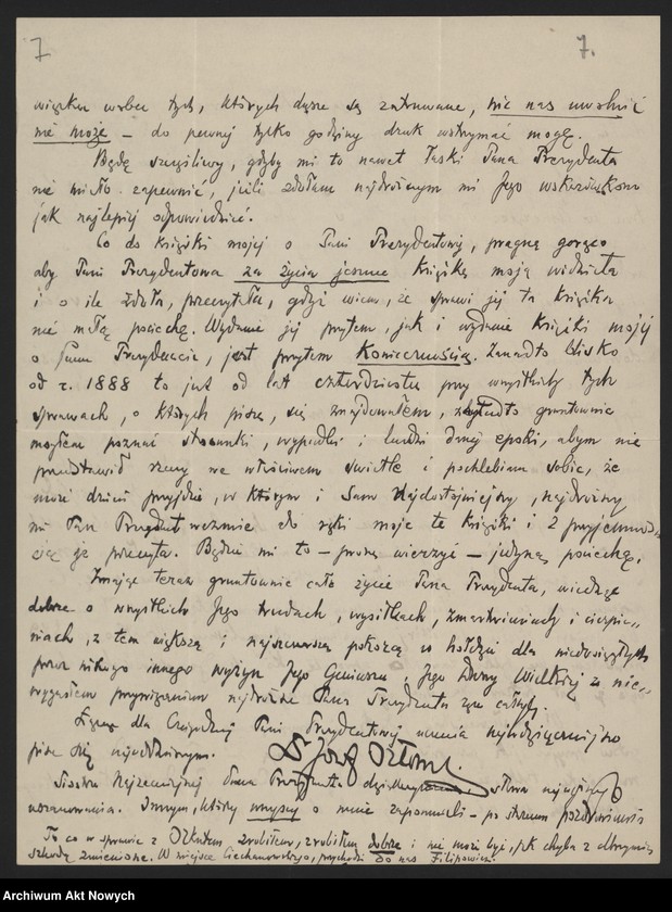 image.from.unit.number "Orłowski Józef; Załączniki: 1) wycinki prasowe; 2) "Copies of grutings to mr. Paderewski", II 1928 r. (maszynopis); 3) list J. Orłowskiego do Ernesta Gorwers