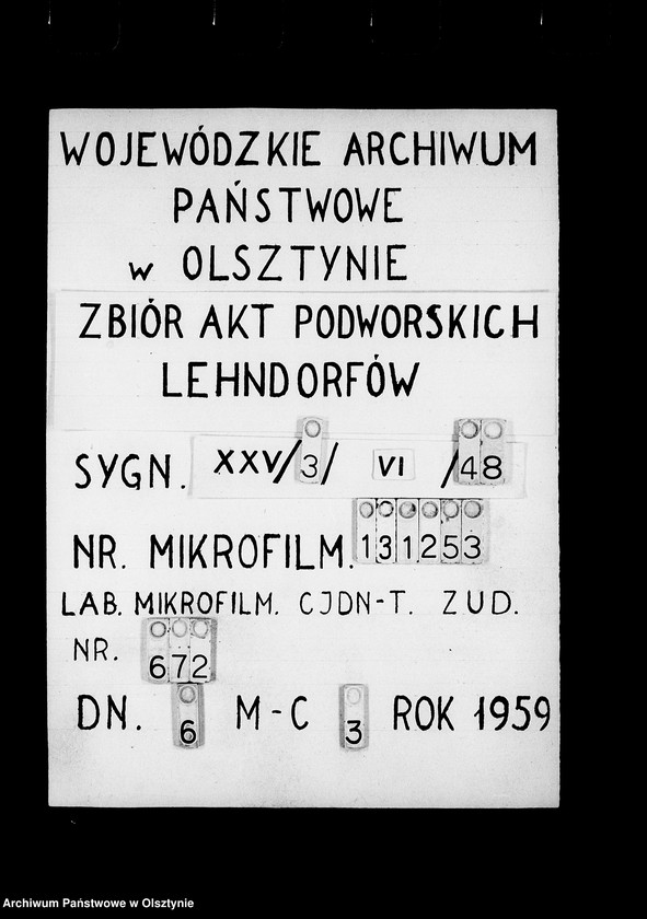 image.from.unit.number "/Briefe an die Gfin Anna Lehndorff- Steinort betr. die Versorgung mit Missions- a. a. frommen Blättern/"