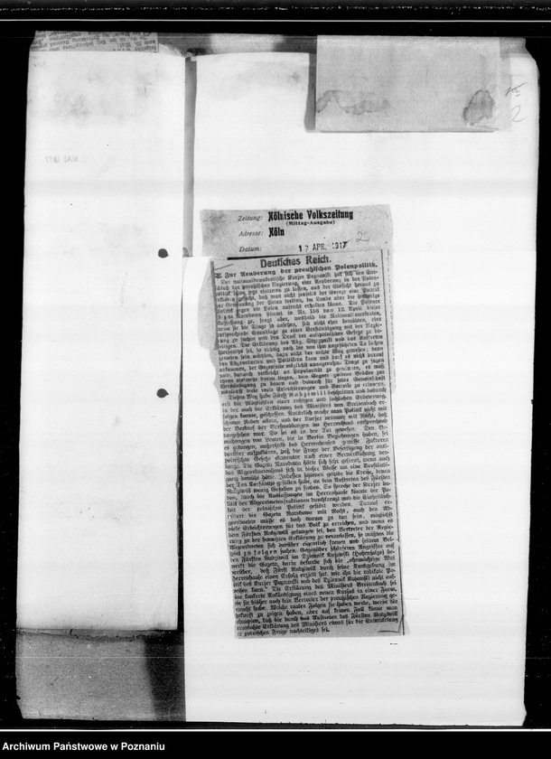 Obraz 11 z jednostki "Prawa i instytucje antypolskie. [Wycinki z gazet.]"