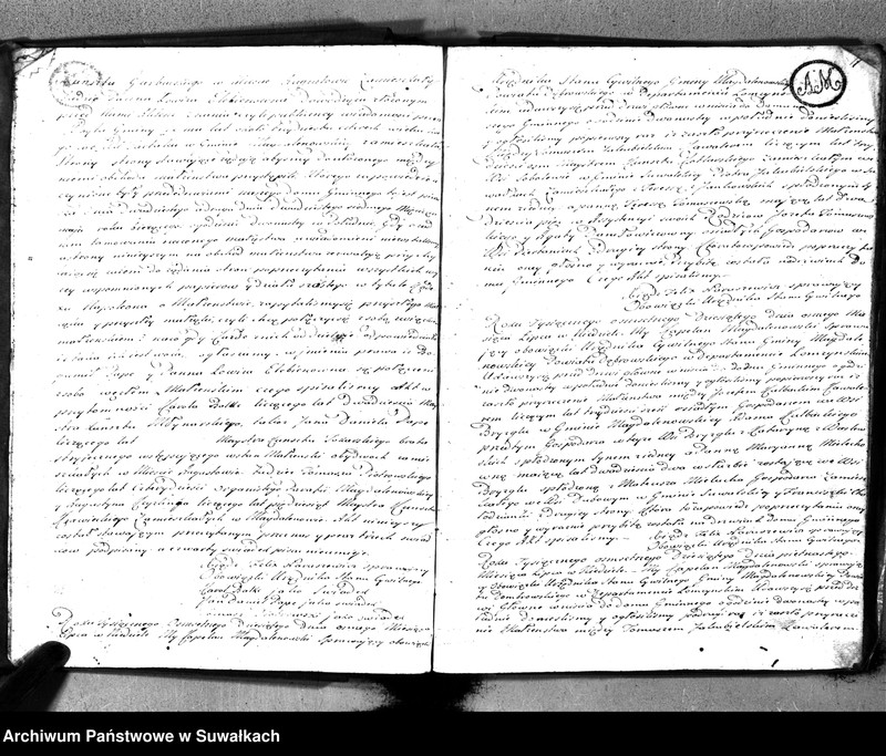 image.from.unit.number "Akta małżeństwa gminy wigierskiey od 1-go maja 1810 do dnia ostatniego kwietnia 1811 roku"