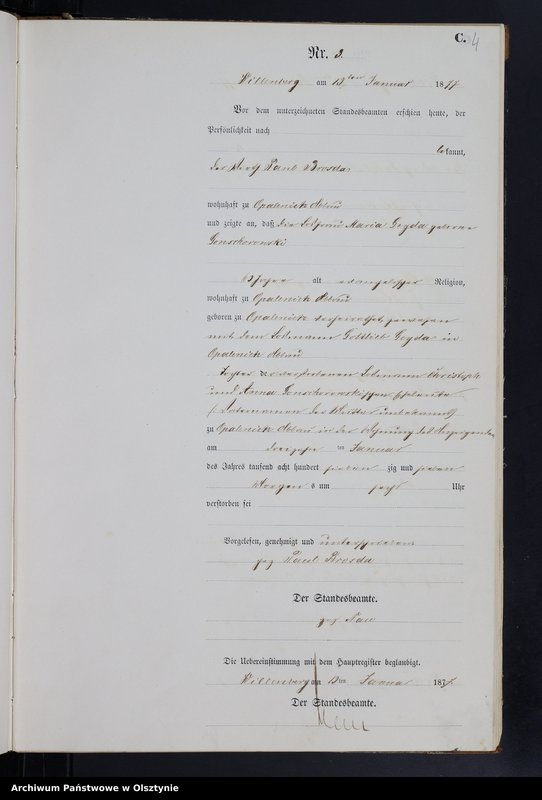image.from.unit.number "Sterbe-Haupt-Register Nr 1 - 110"