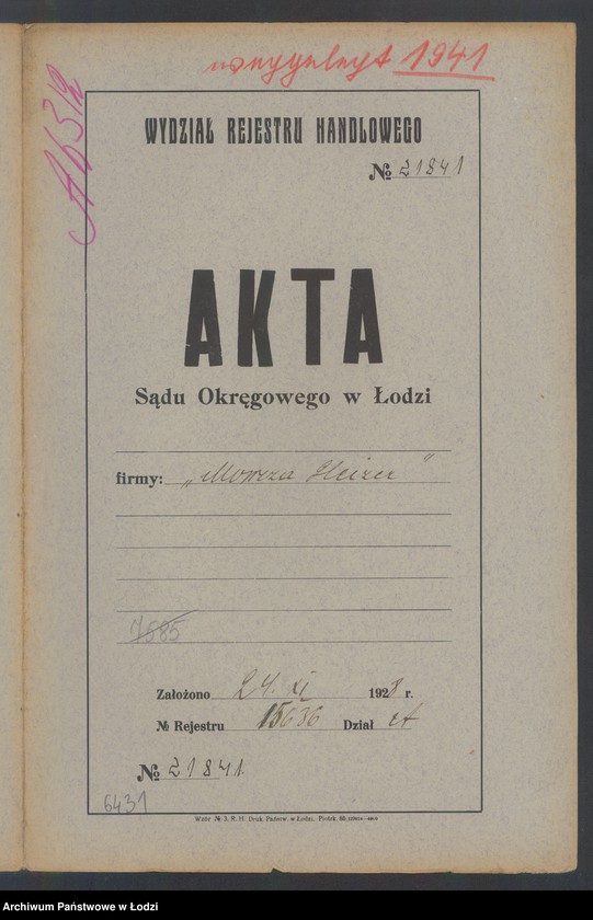 Obraz 2 z jednostki "Mowsza Glejzer – sprzedaż węgla i drzewa opałowego"