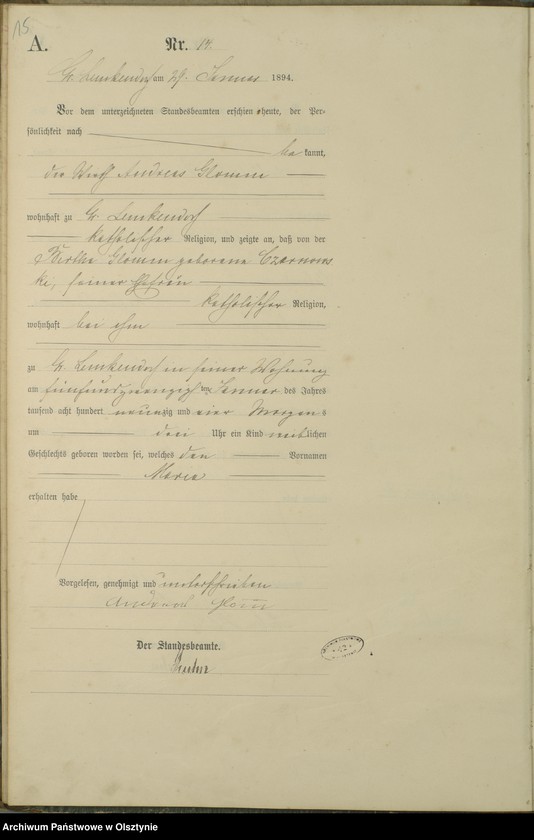 image.from.unit.number "Geburts-Haupt-Register Nr 1 - 108"