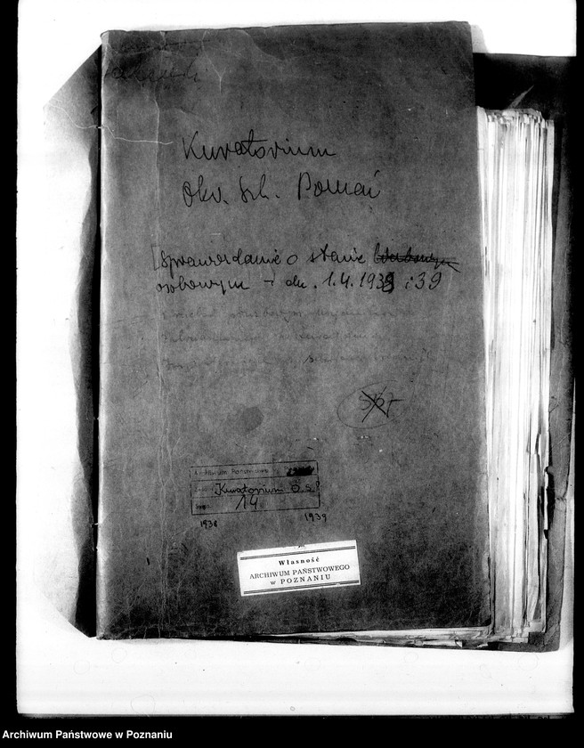 Obraz 4 z jednostki "[Sprawozdania o stanie osobowym] i ruchu służbowym urzędników zatrudnionych w Kuratorium, Inspektoratach i Szkołach Średnich"