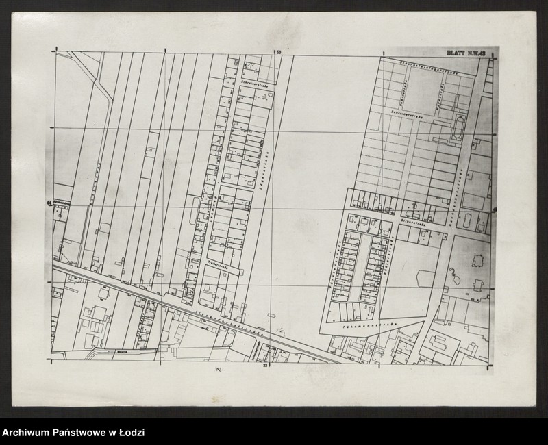 Obraz 3 z jednostki "Plan miasta Łodzi Sekcja NW 43"