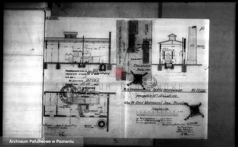 Obraz 14 z jednostki "Fabryka mebli własność. E. Woltmann i Ska. w Rogoźnie nr woj. kotła 6012"