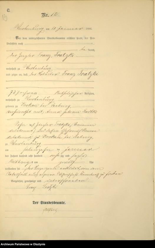 image.from.unit.number "Sterbe-Haupt-Register Nr 1 - 185"