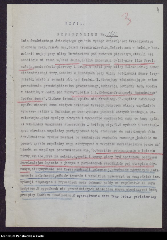 Obraz 6 z jednostki "Saul Jelin, Ilia Rudomin, Ilia Perelsztejn- przedsiębiorstwo przewozowe"