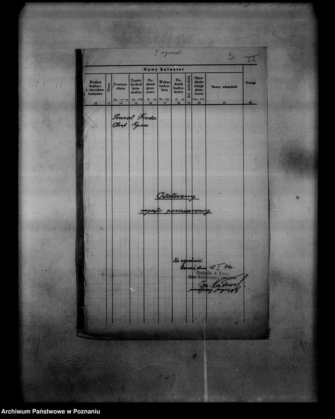 Obraz 7 z jednostki "/Sprawy parcelacji majątków ziemskich/"