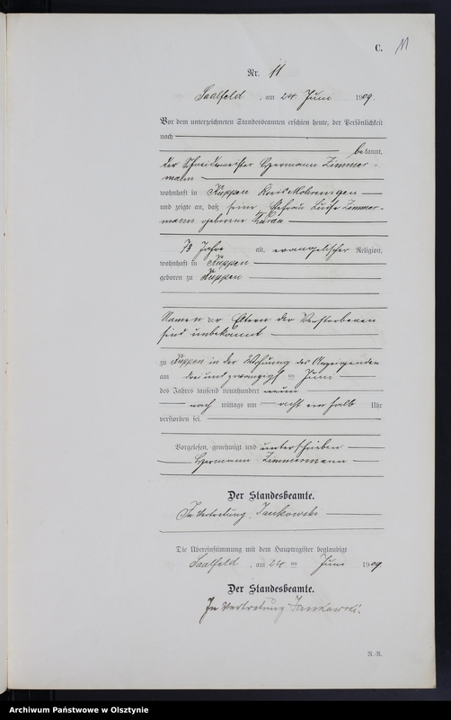 image.from.unit.number "Sterbe-Neben-Register Nr 1 - 26"