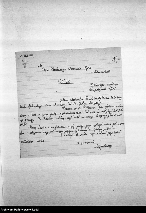 Obraz 20 z jednostki "[Podania o pracę]"