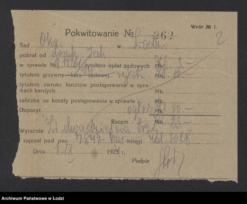Obraz 4 z jednostki "Icek Froim Nowak- sklep kolonialnu- Zgierz"