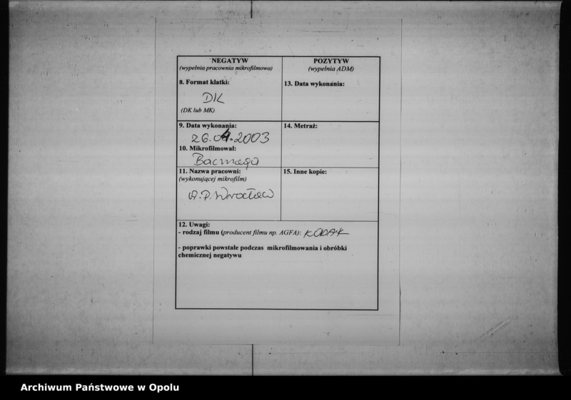 Obraz 3 z jednostki "Acta des Magistrats zu Oppeln betreffend die Anlage einer Bierbrauerei in dem sub No 35 vor dem Oderthore hierselbst belegenen Hause"