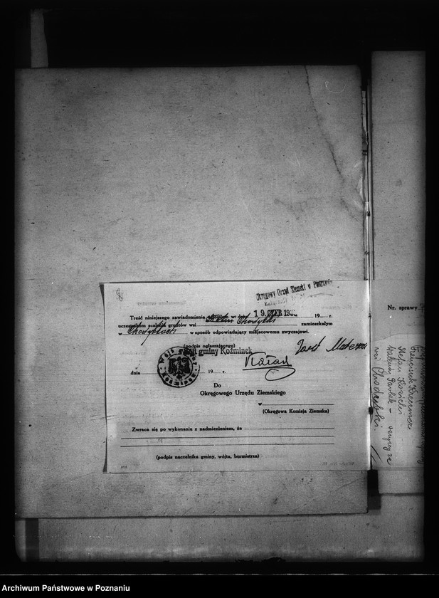 image.from.unit.number "Scalenie gruntów we wsiach Chodybki i Złotniki Pałamunckie w gminie Koźminek powiatu kaliskiego"