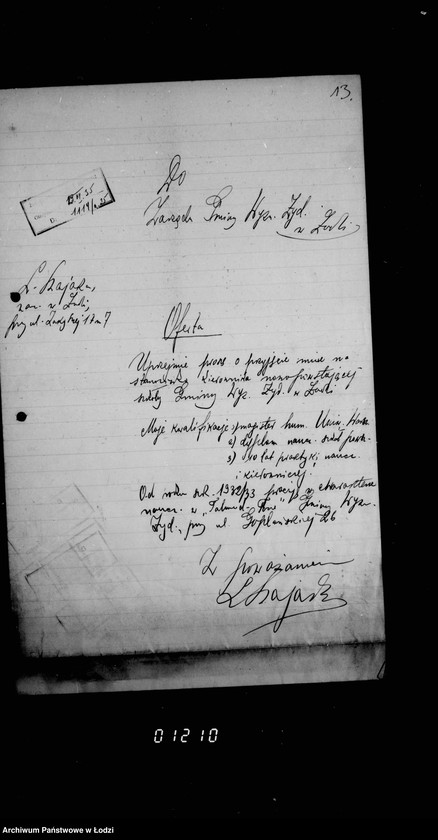 Obraz 17 z jednostki "Sprawy Komisji Talmud Tory"