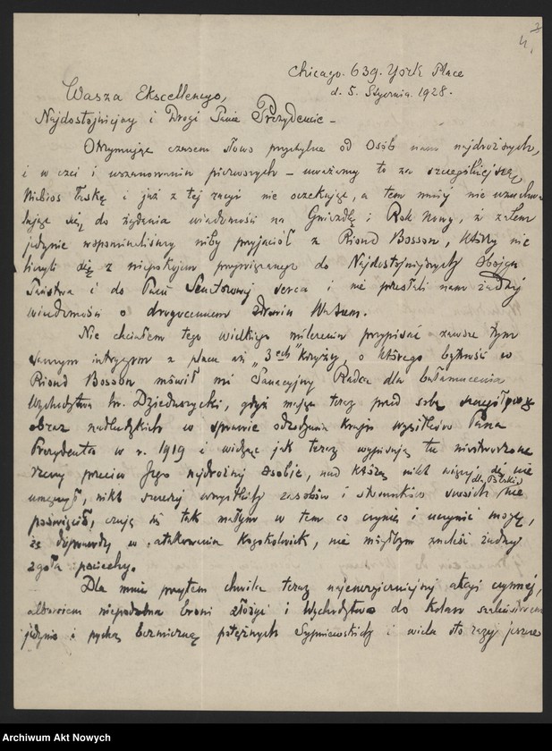 image.from.unit.number "Orłowski Józef; Załączniki: 1) wycinki prasowe; 2) "Copies of grutings to mr. Paderewski", II 1928 r. (maszynopis); 3) list J. Orłowskiego do Ernesta Gorwers
