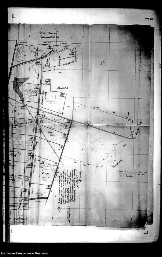 Obraz 18 z jednostki "Tymczasowy rejestr pomiarowo-parcelacyjny odnośnie gruntów przeznaczonych do przymusowego wykupu w roku 1938/39"