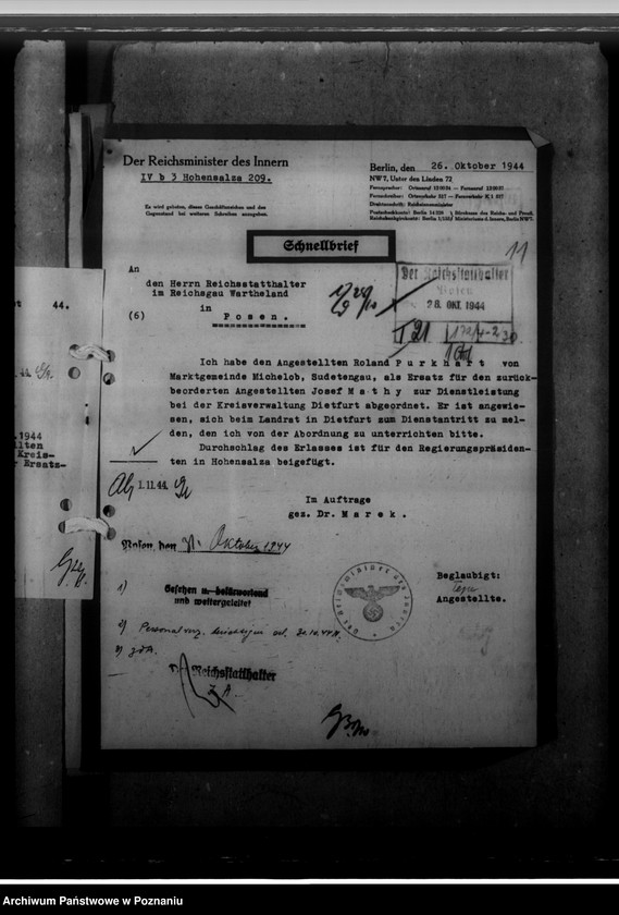 Obraz 15 z jednostki "Gansl, Mathy, Purkhart - urzędnicy"