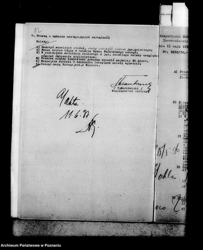 Obraz 15 z jednostki "Prywatna Szkoła Powszechna z niemieckim językiem nauczania- Ostrowite powiat Mogilno"