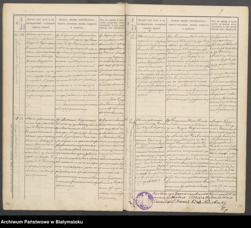 Obraz 12 z jednostki "[Akta małżeństw od nr 24/1902 do nr 15/1912]"