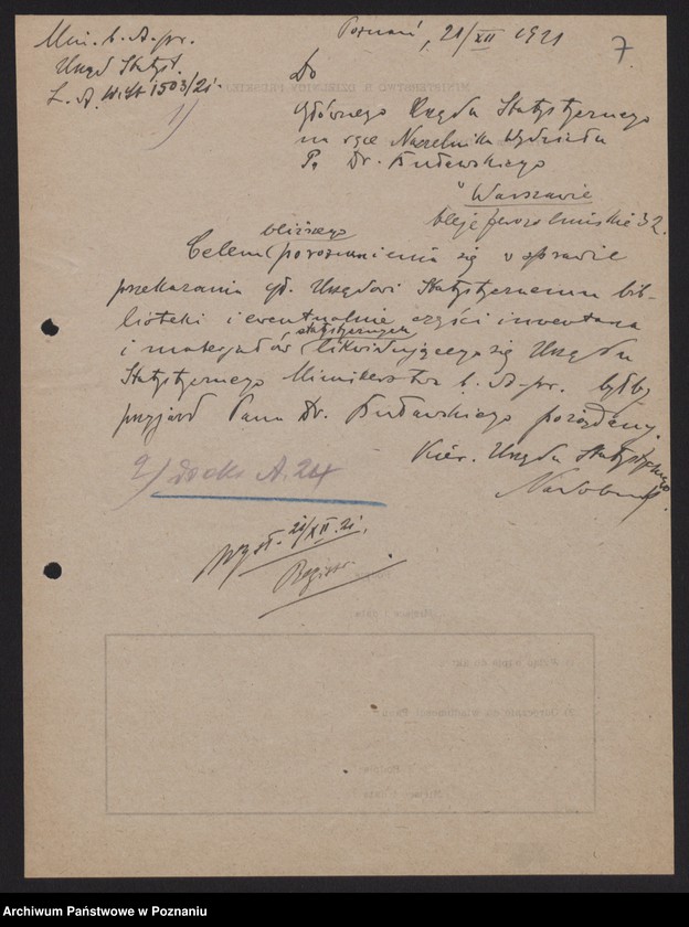 Obraz 9 z jednostki "[Likwidacja Ministerstwa byłej Dzielnicy Pruskiej]"