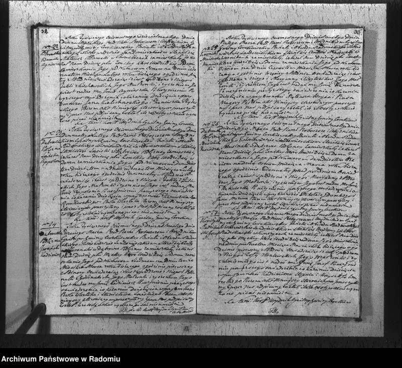 image.from.unit.number "Akta Stanu Cywilnego Parafii Cerekiew Urodzin Małżeństw i Zeyścia na rok 1819"