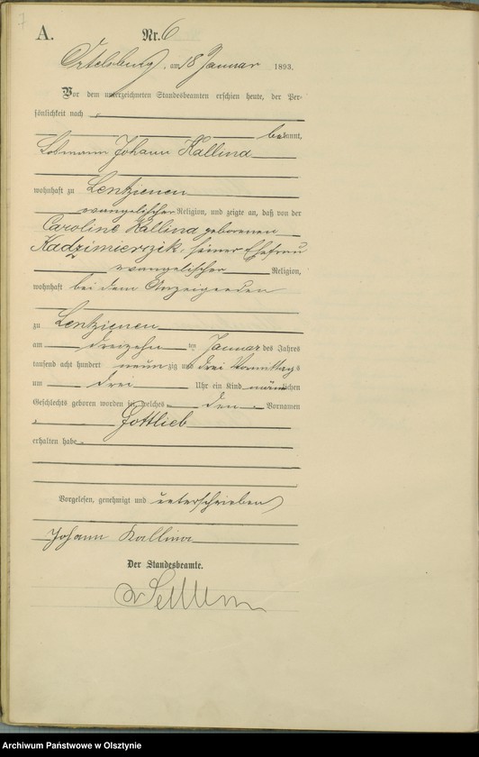 image.from.unit.number "Geburts-Haupt-Register Nr 1 - 96"