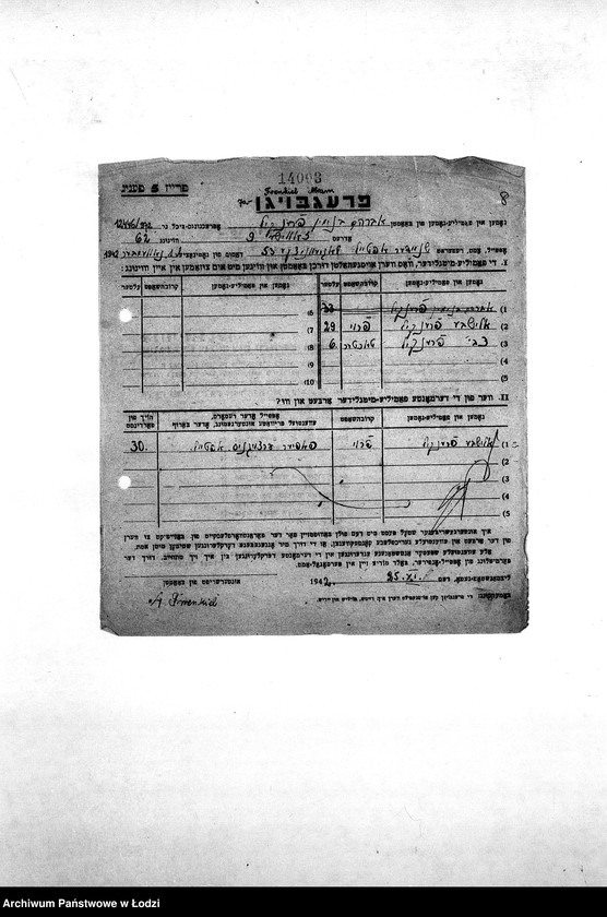 Obraz 12 z jednostki "[Kwestionariusze personalne pracowników zatrudnionych w wydziałach i resortach z podaniem nazwiska, miejsca pracy oraz członków rodziny]"