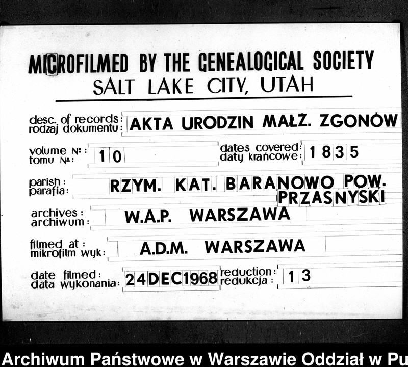 image.from.unit.number "Akta urodzeń, małżeństw i zgonów"