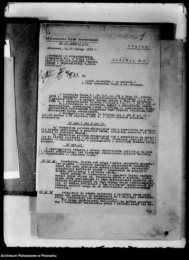 Obraz 4 z jednostki "/Sprawy obywatelstwa/"