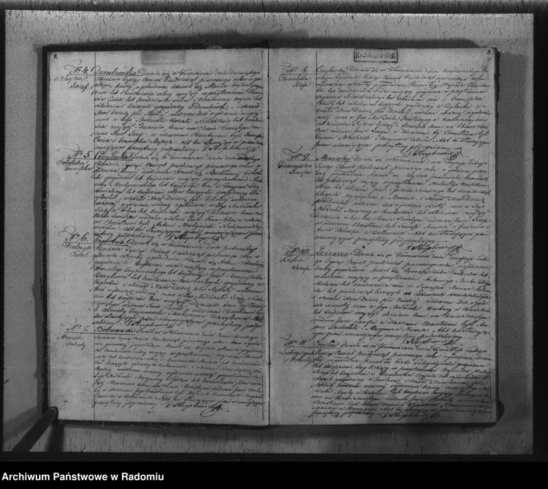 image.from.unit.number "Duplikat akt urodzonych, zaślubionych i zmarłych z parafii Głowaczów na rok 1851"