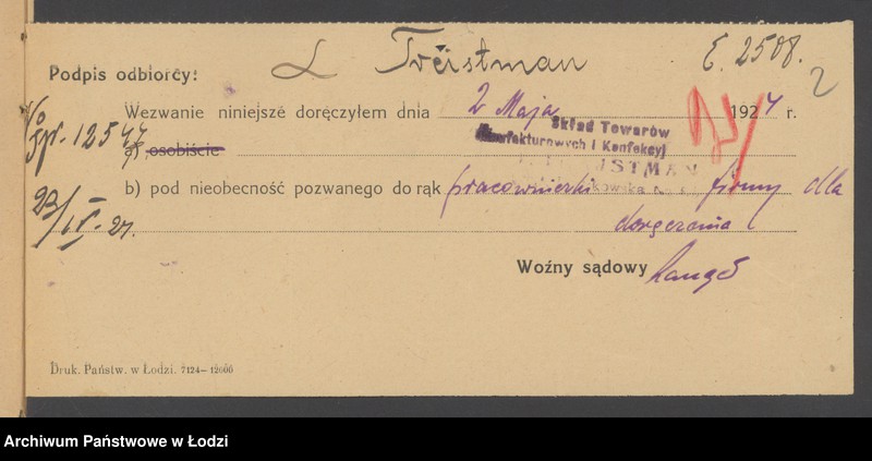 Obraz 4 z jednostki "Lajb Trajstman- sprzedaż manufaktury i konfekcji"