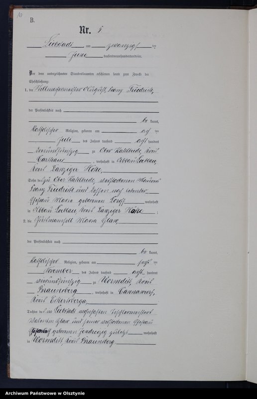 image.from.unit.number "Heirats-Neben-Register Nr 1 - 20"