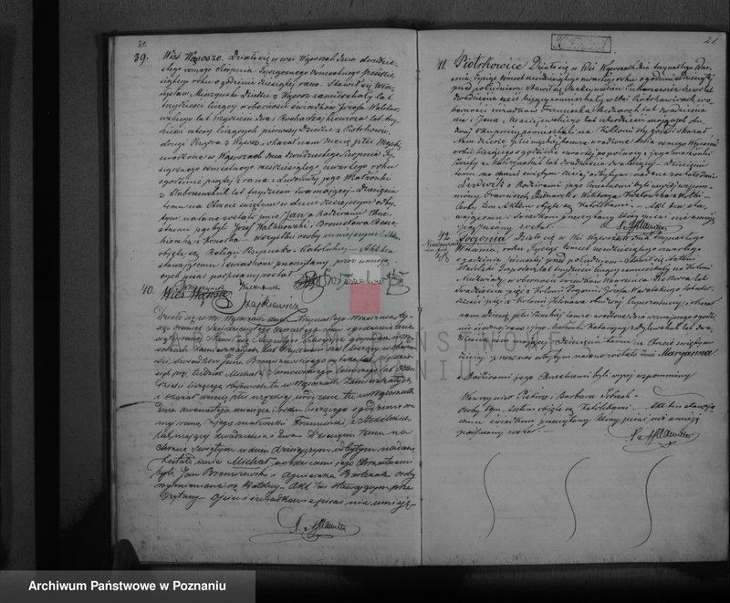 Obraz 13 z jednostki "Księga urodzeń, małżeństw i zgonu"