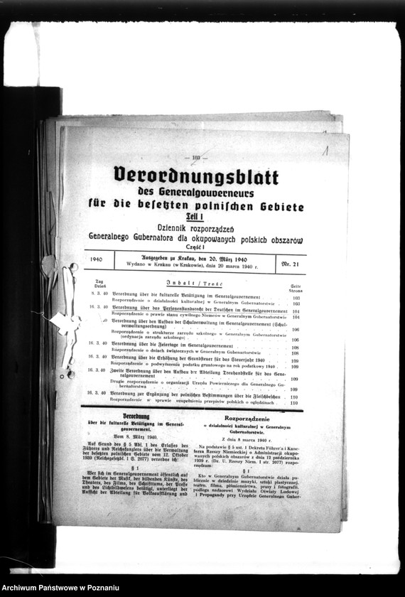 Obraz 5 z jednostki "Anordnungen, Vordrucke etc."