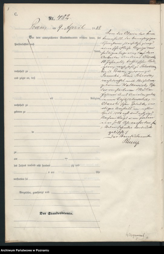 Obraz 11 z jednostki "Księga zgonów t. II"