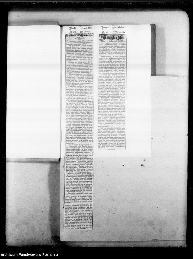 Obraz 8 z jednostki "Głosy prasy i publikacje zagraniczne o Polsce [Wycinki z gazet]"