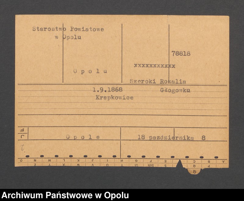 Obraz 4 z jednostki "[Lindner Marie, ur. 4.06.1900 r. Schechowitz]"