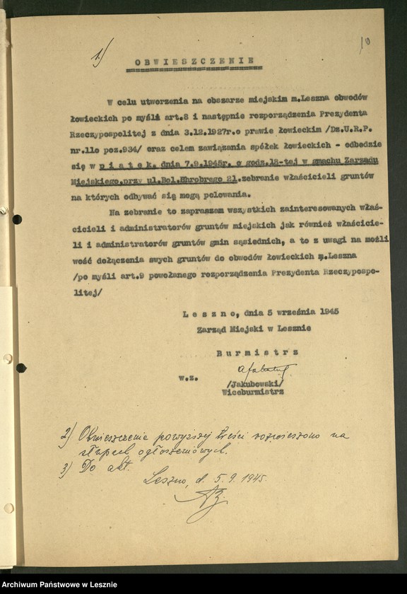 Obraz 12 z jednostki "[Obwody i spółki łowieckie]"