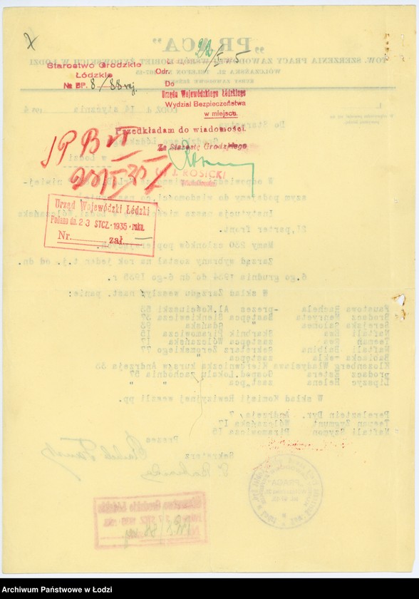 Obraz 10 z jednostki "Tow. Szerzenia Pracy Zawodowej wśród Kobiet Żydowskich "Praca" w Łodzi"