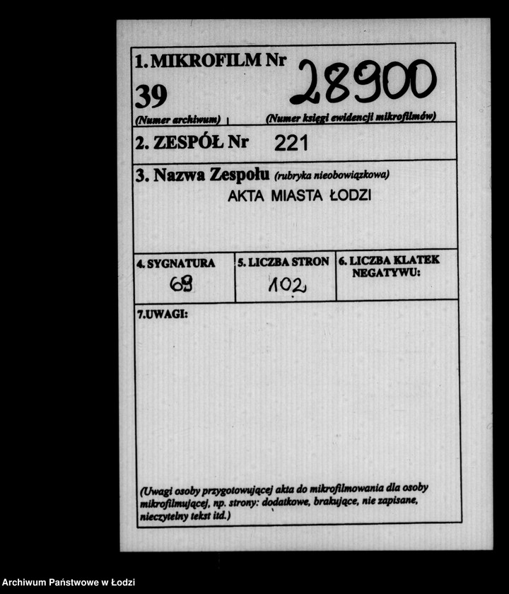 Obraz 2 z jednostki "Akta w przedmiocie piekarzy i rzeźników"