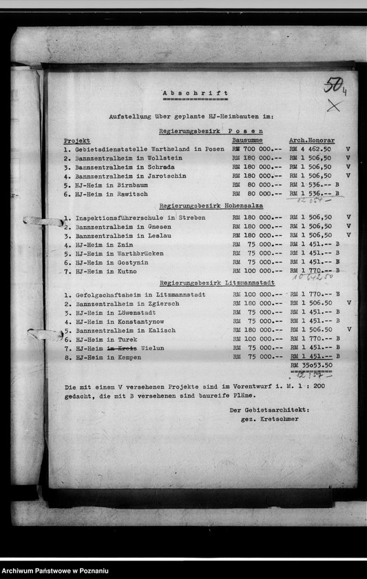 Obraz 8 z jednostki "Beihilfen an leistungsschwache Gemeinden zur Beschaffung von H.J.-Heimen."