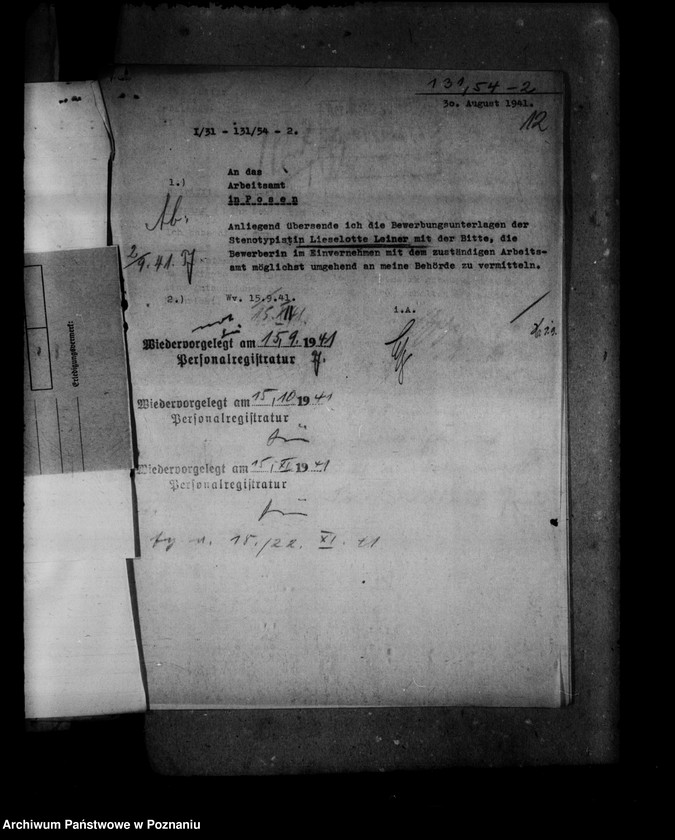 Obraz 16 z jednostki "Bewerbungen um Anstellung"