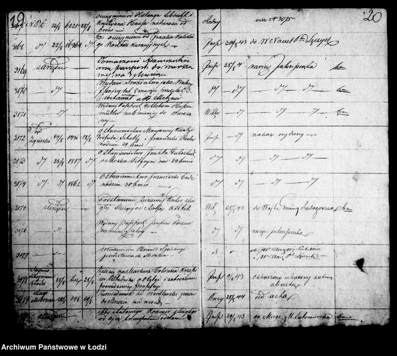 Obraz 14 z jednostki "Dziennik korespondencyjny magistratu miasta Łodzi z roku 1843-1844"