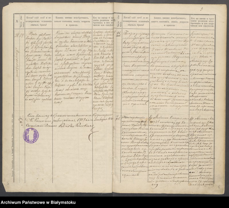 Obraz 6 z jednostki "[Akta małżeństw od nr 24/1902 do nr 15/1912]"