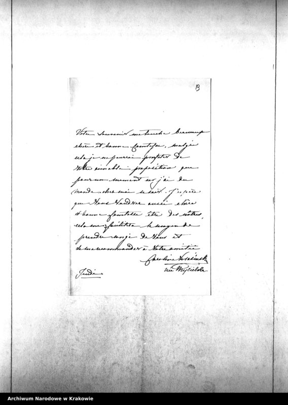 Obraz 17 z jednostki "Korespondencja Katarzyny Potockiej. Listy od: Krasińska Helena ~ Kwilecka Maria"