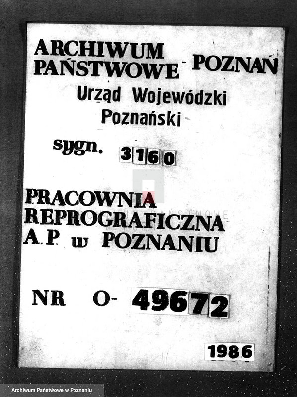 Obraz 1 z jednostki "Zagospodarowanie i ochrona lasów nie stanowiących własności państwa /spisy spraw- grupa I materie 1-21/"